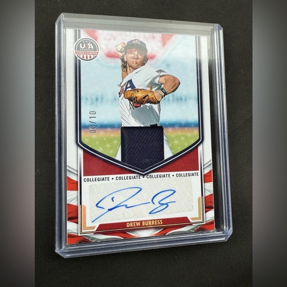 2025 Panini Stars and Stripes Drew Burress Auto Relic /10 - Picture 1 of 1